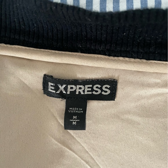 Express Black Lace Track Jacket - Picture 3 of 4